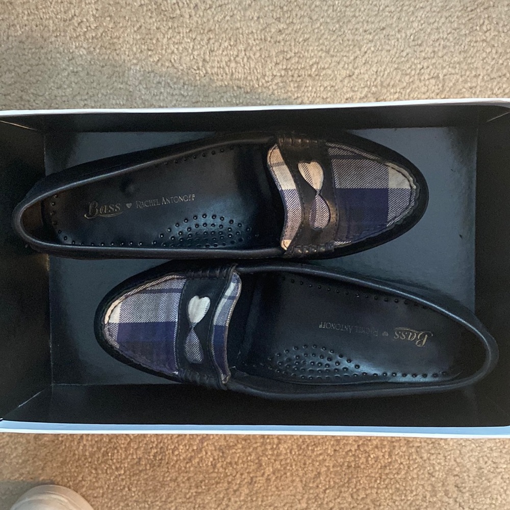 MOVING SALE. BASS PLAID LOAFER. COLLAB WITH RACHEL ANTONOFF.